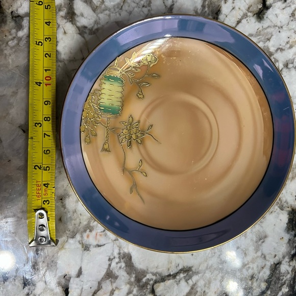 Super rare vintage Noritake China iridescent hand painted china 13 pieces - Picture 9 of 17